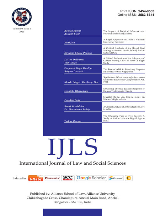 international journal of educational review law and social sciences